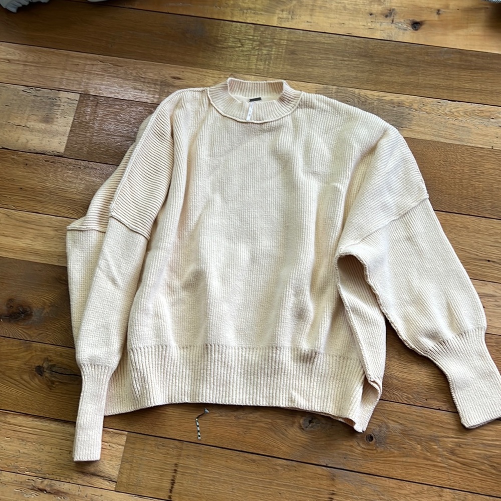 Free people easy street sweater xs